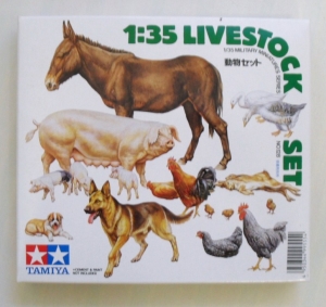 TAMIYA 1/35 35128 LIVESTOCK SET
